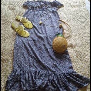 𝅺cute off shoulders maxi dress